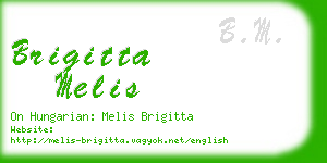 brigitta melis business card